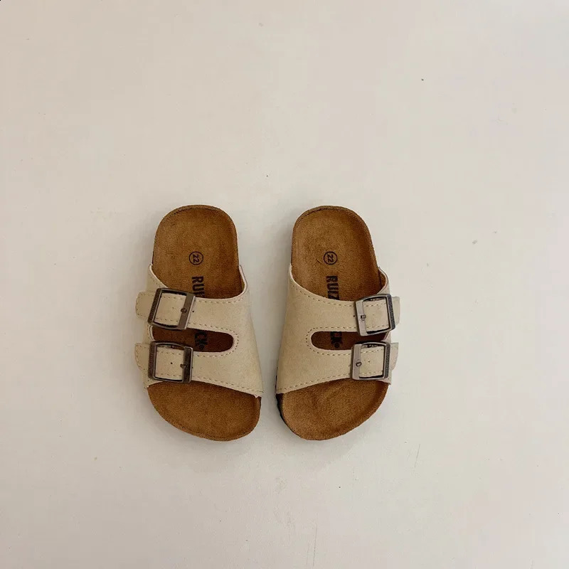 Baby Shoes Soft Slipper Summer Korean Version Boys and Girls Outside Fashion Beach Sandals All-match Unisex Flat Heels 250206