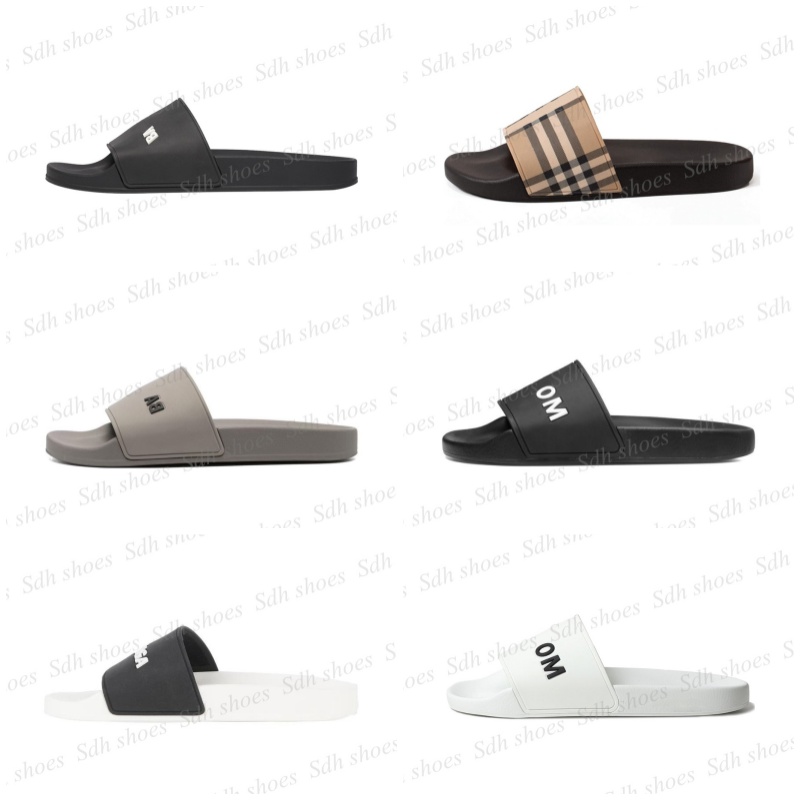 Designer Fashion Slipper Sliders Paris Slides Sandals Slippers For Men Women Hot Unisex Pool Beach Flip Flops