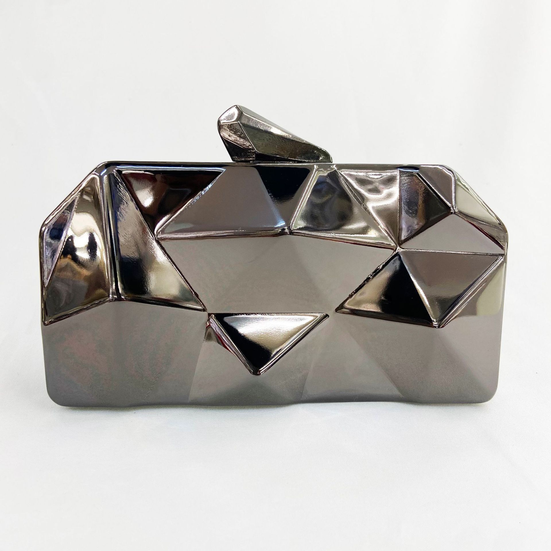 New Alloy Korean Version Metal Banquet Women's High-End Chain Cheongsam Party Handheld Evening Bag