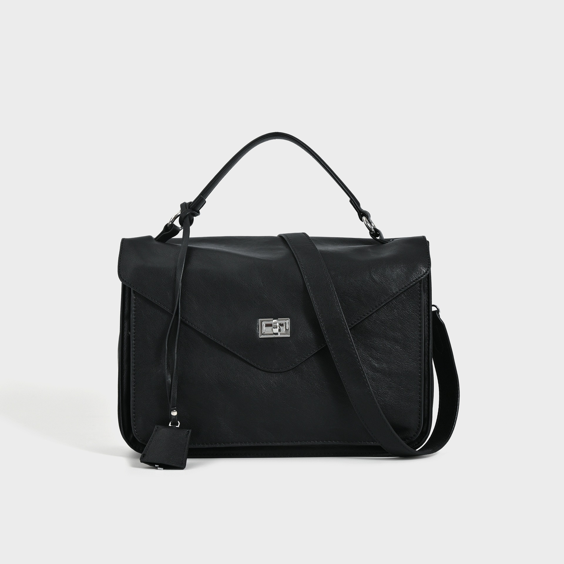 Bag 2024 Autumn New Soft Leather Large Capacity Postman Bag For Women's Fashion Single Shoulder Crossbody Commuter Handbag