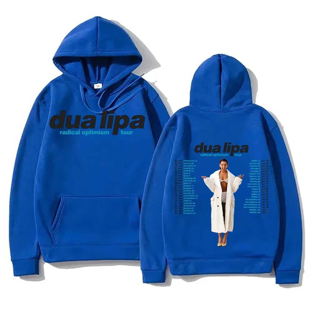 Radical Optimism Tour Hoodies Dua-Lipa Sweatshirts Popular Trends Unisex Pullovers High Strt Loose Casual Clothes Tops CoatsC250206