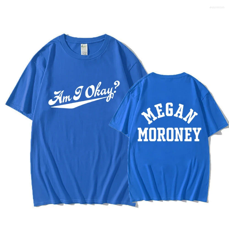 Men's T Shirts Megan Moroney Am I Okay Shirt 2025 Song Men/women Clothing Harajuku Summer Tops Vintage Unisex Cotton Graphic