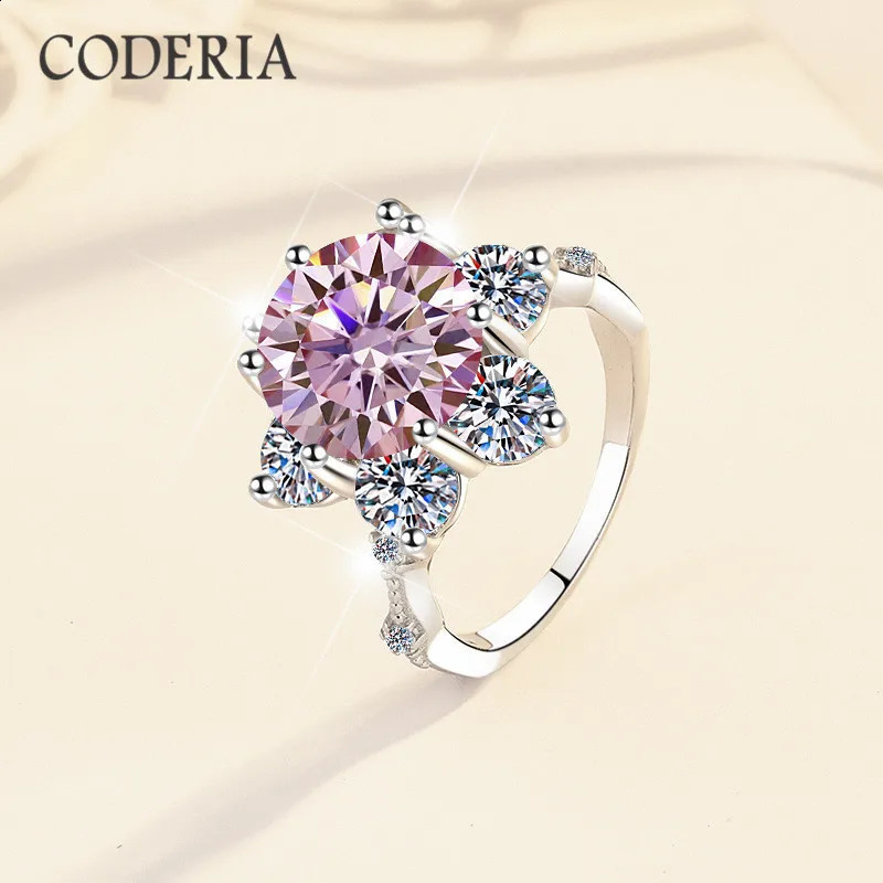 Real 3 Carat Ring GRA Diamond Certified VVS High Quality Silver S925 Plated 18K White Gold Womens Jewelry 250121