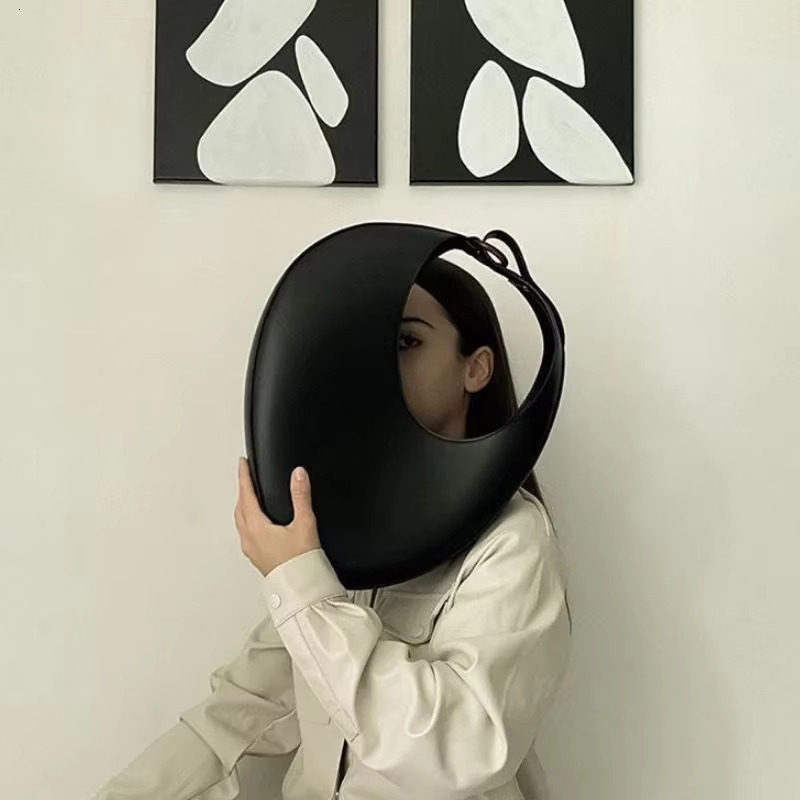 2025 New Design Shoulder For Women's Fashion Handheld Crescent Bag Trendy Large Capacity