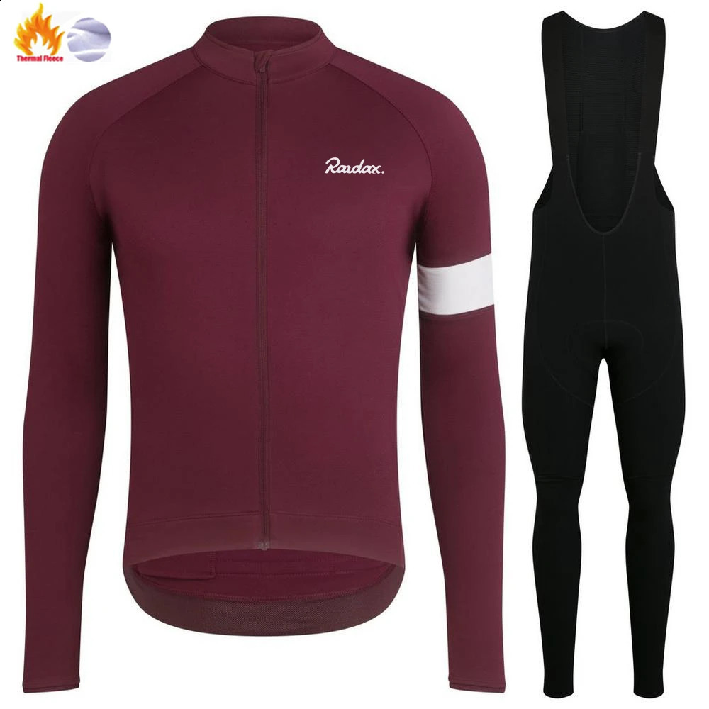 Winter Jacket Men Cycling Clothing Raudax Winter Cycling Jersey MTB Cycling Pants Set Ropa Ciclismo Triathlon Cycling Kit 250120 - view 3
