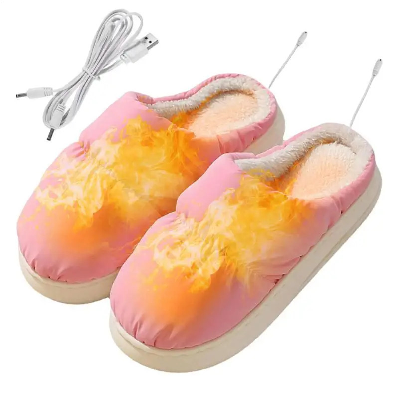 Heated Slippers Electric Heating Slippers USB Foot Warmer Boots Heated Slipper Boot For Men And Women Winter Gifts Christmas 250120