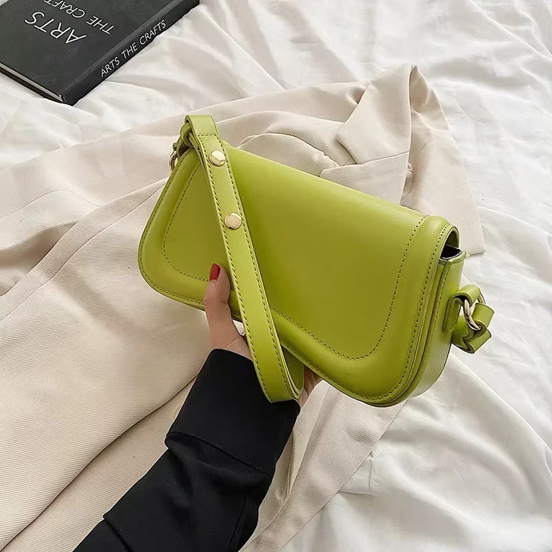 New Designer Shoulder Crossbody Bags For Women Pu Leather Trend Female Underarm Bag Fashion Purse Flap Handbags PU Cartoon