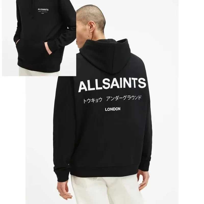 New Fashion Luxury Brand Autumn and Winter Cotton Letter-printed Hoodie Mens Leisure Sports Heavy Hoodie Y250206