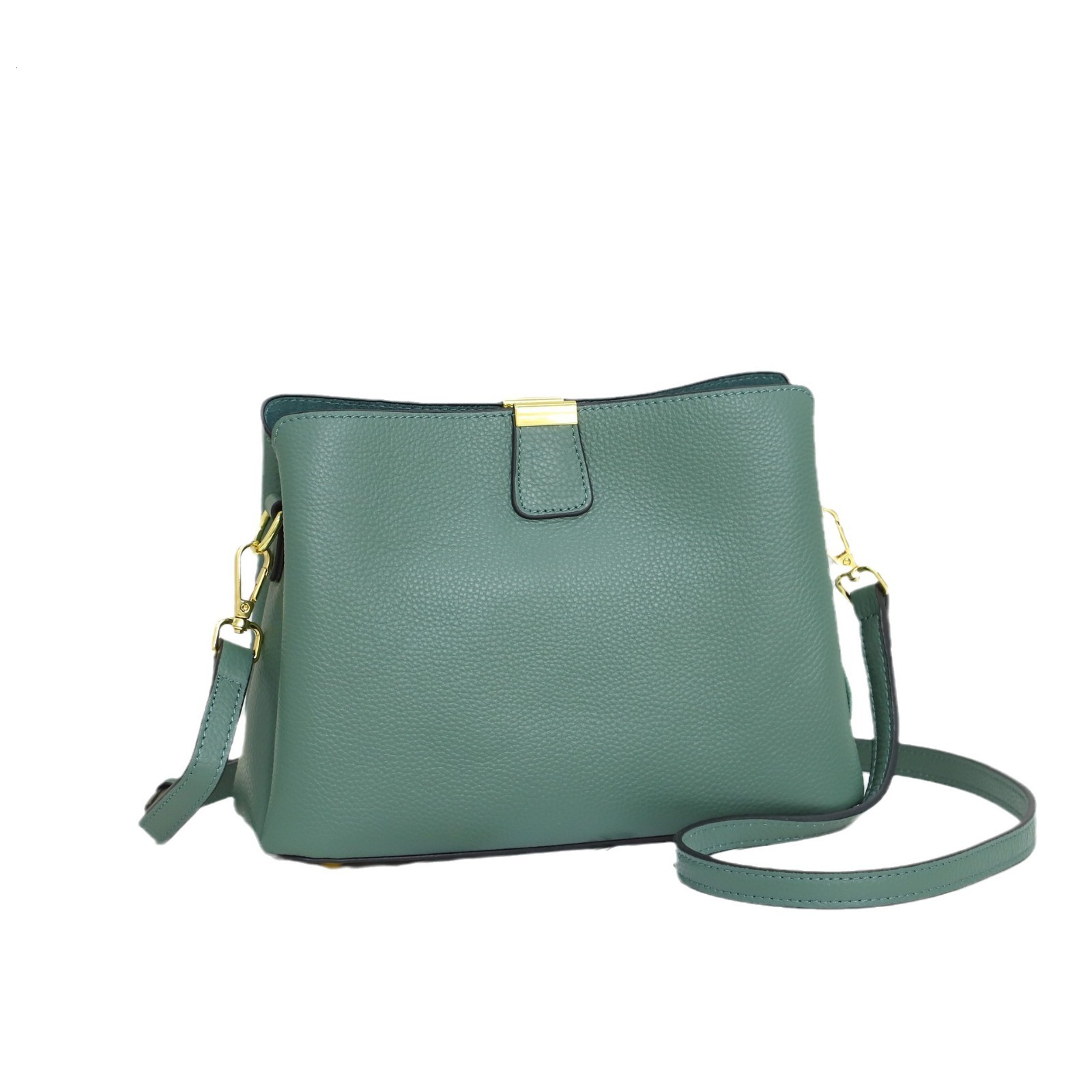 Bag Genuine Leather 2024 New Autumn And Winter Women's Versatile, Stylish, Simple, Top Layer Cowhide Handbag, Crossbody Bag For Women