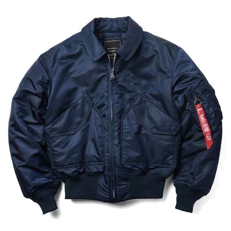 Winter American Style Work Clothes Short Pilot Jacket Outdoor Combat Sport Bread Men's Baseball Cotton Padded Coat Tops Cwu-45P