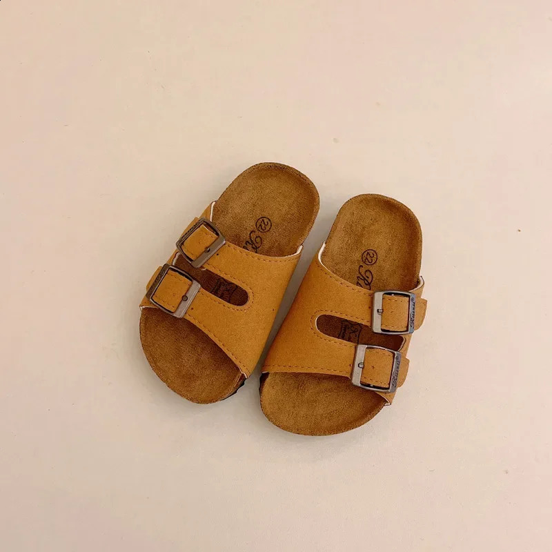 Baby Shoes Soft Slipper Summer Korean Version Boys and Girls Outside Fashion Beach Sandals All-match Unisex Flat Heels 250206