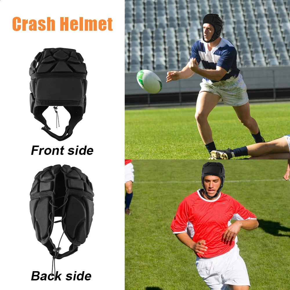 Rugby skiing helmet anti fall breathable football goalkeeper helmet 250120