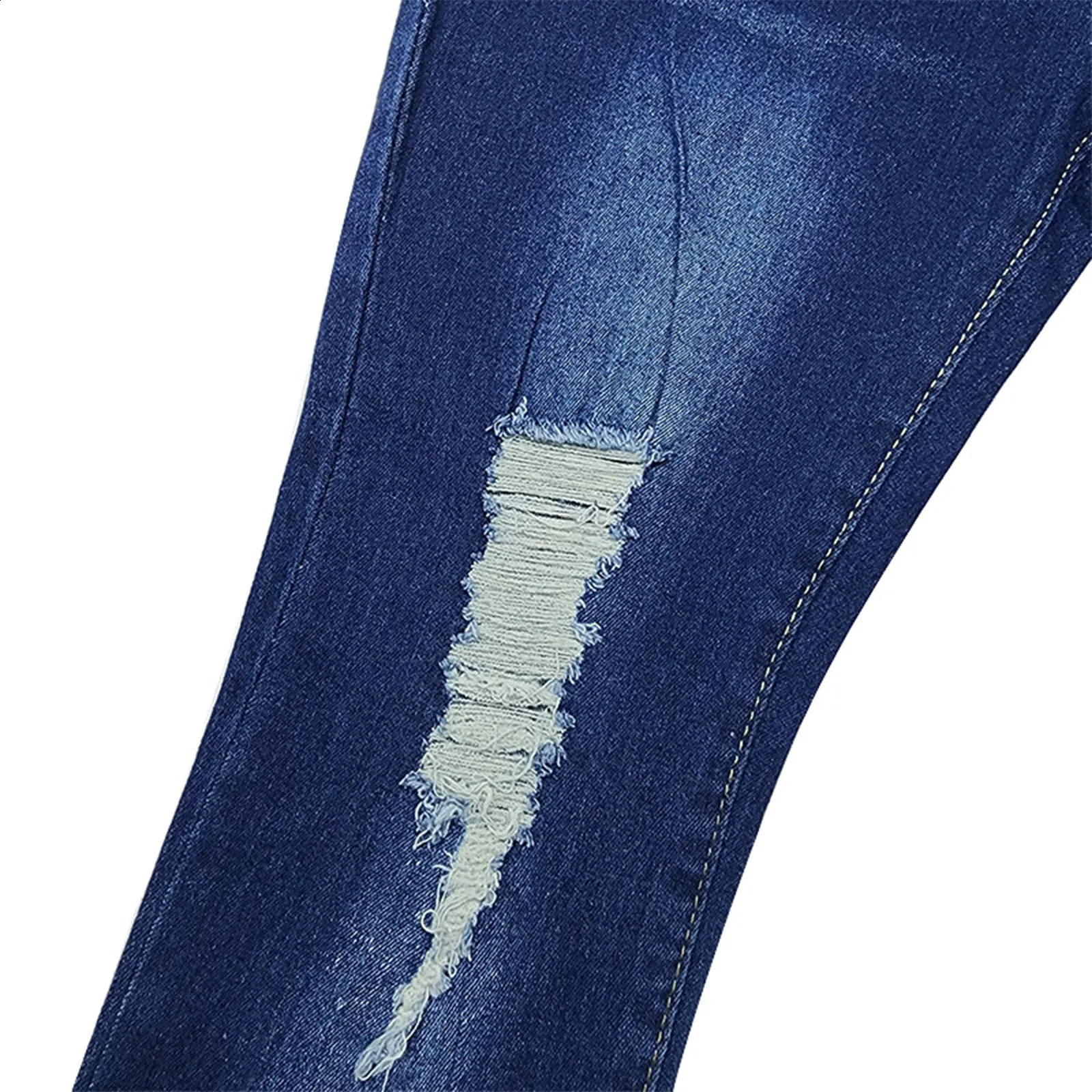 Maternity Fashion Casual Jeans High Waist Support Belly Hip Lifting Elastic Denim Pants for Daily Work Loungewear Streetwear 250206