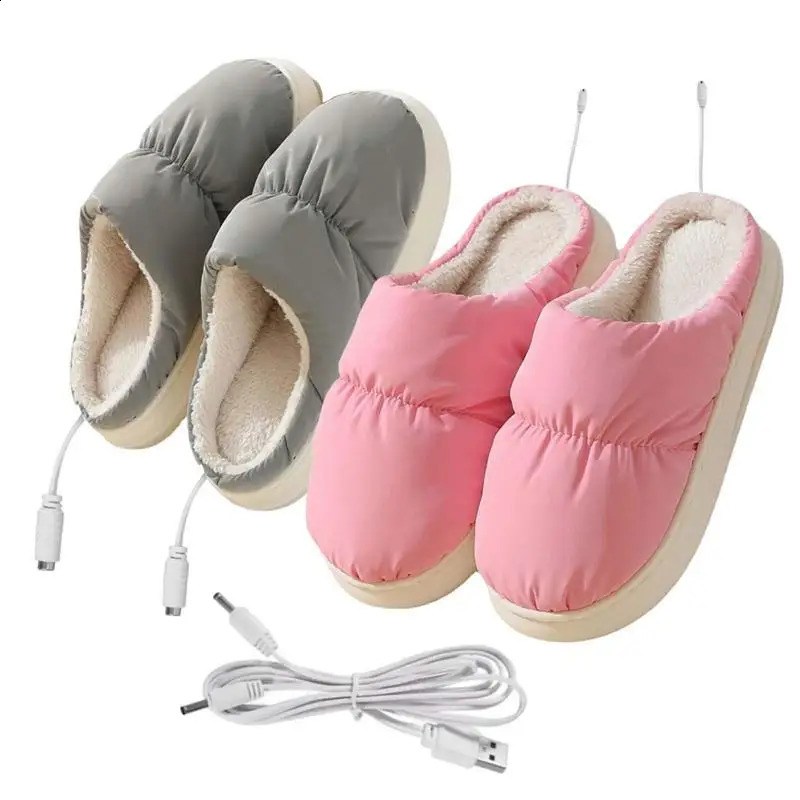 Heated Slippers Electric Heating Slippers USB Foot Warmer Boots Heated Slipper Boot For Men And Women Winter Gifts Christmas 250120