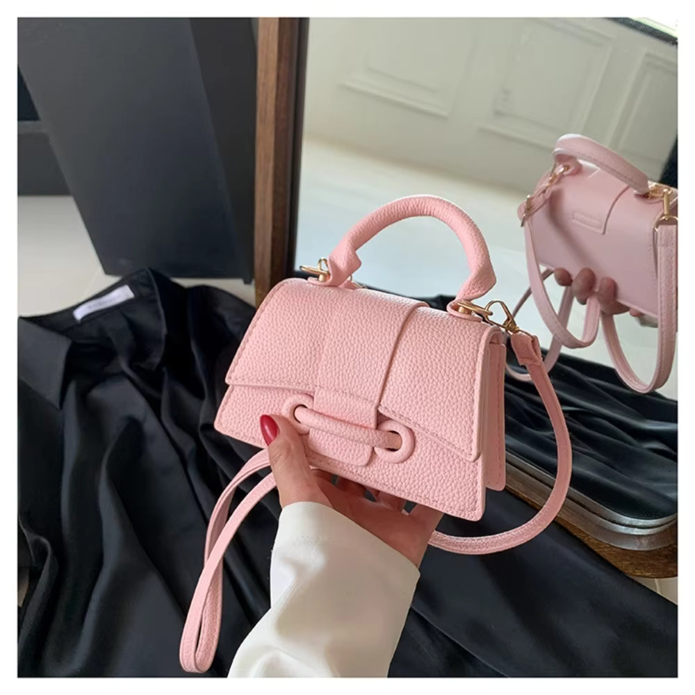 Lovito Sporty Plain Basic Shoulder Tote Bag For Women PU Japan and Korean Style