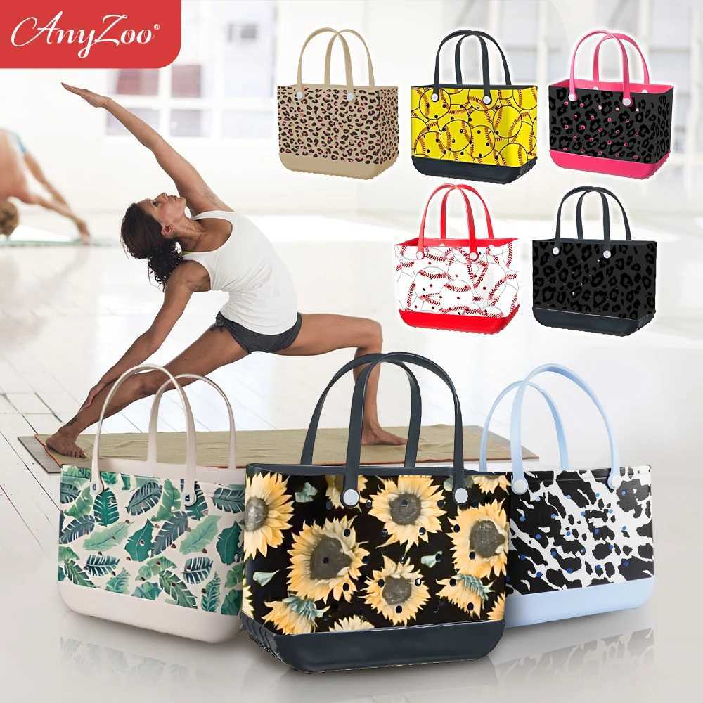 Eva Plastic Printed Handbag Waterproof Travel Handbag Wens Beach Sports Handbag Home Printed Handbag Outdoor Beach Bag Y250205