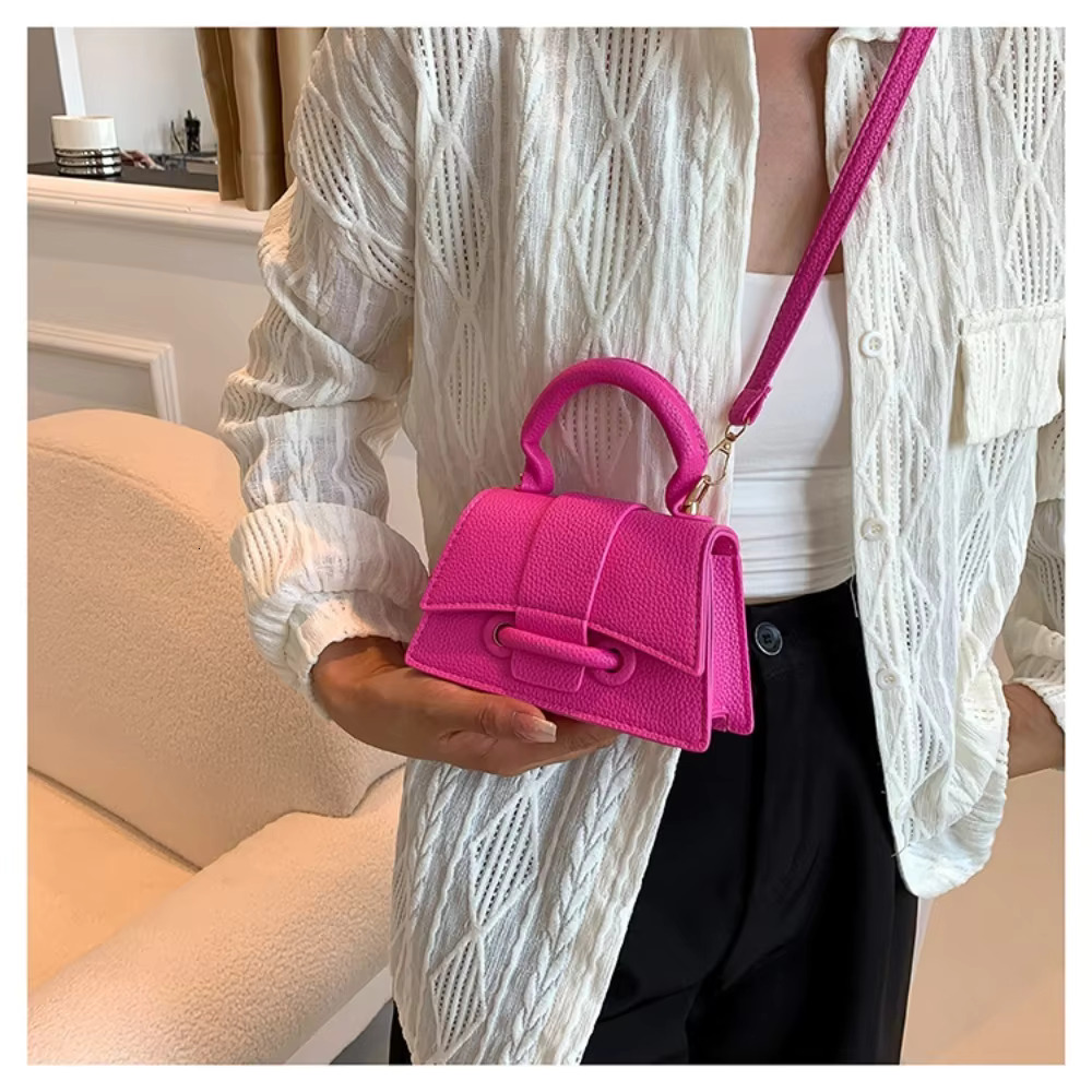 Lovito Sporty Plain Basic Shoulder Tote Bag For Women PU Japan and Korean Style