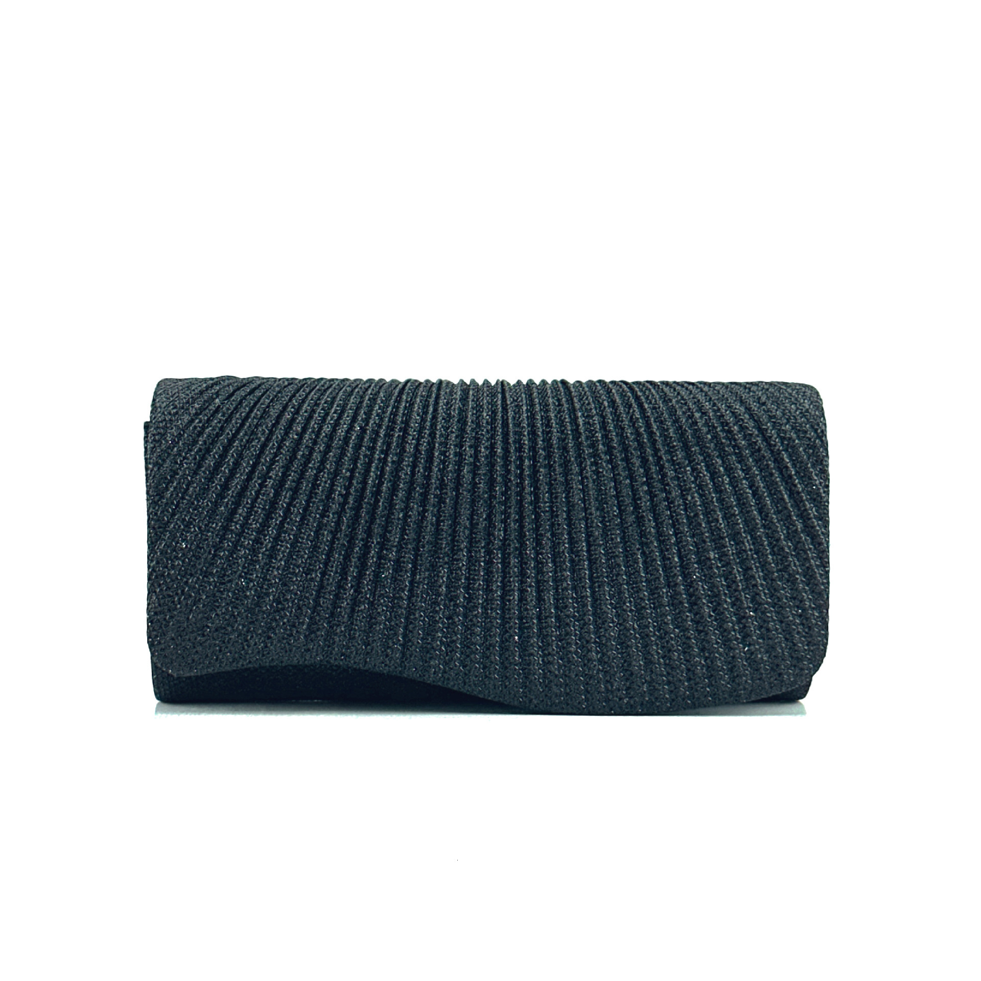 Banquet Ladies' Handbag, Crossbody Fashion New Pleated Bag, Hood, Hand-Held Evening Makeup Bag