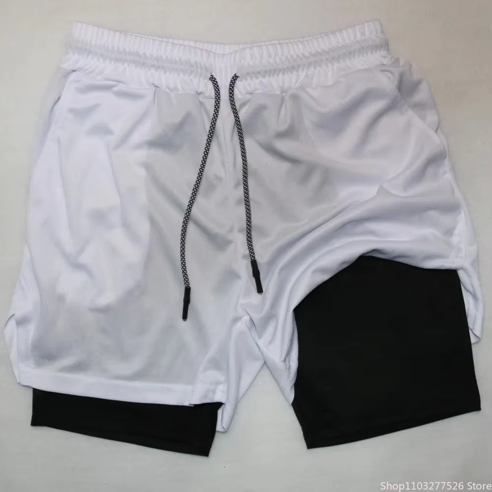 Mens Two-in-one Multifunctional Shorts Summer Quick-drying Casual Breathable Sports Pant Boxing Jiu-jitsu Training Shorts M-3XL
