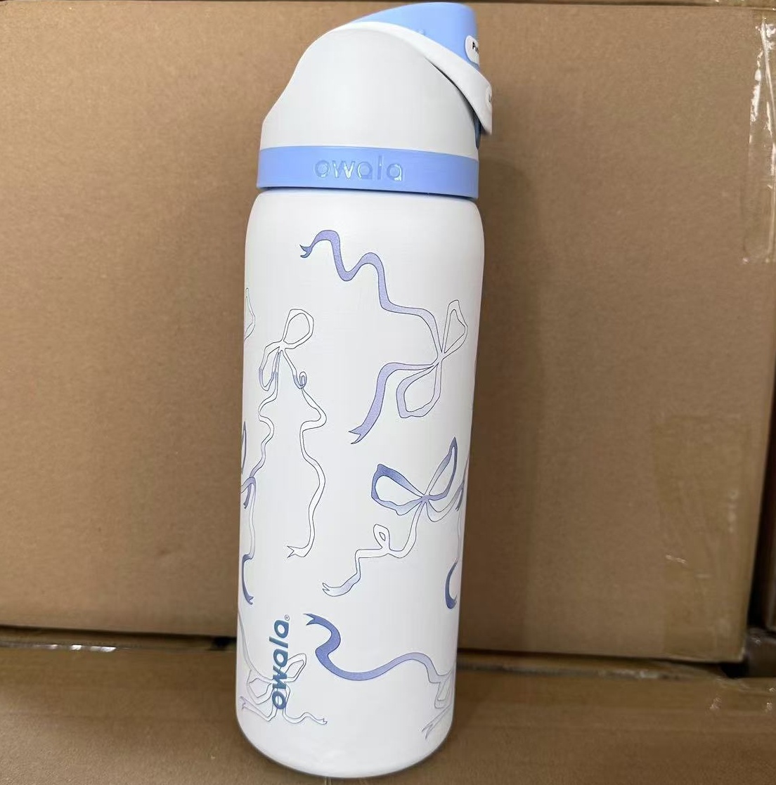 Owala Design Water Bottles 24oz 32oz Cat Cups Vacuum Flasks Thermoses Water Bottles Drinkware Thermo Stainless Steel Tumbler Thermal Original Cold Cof