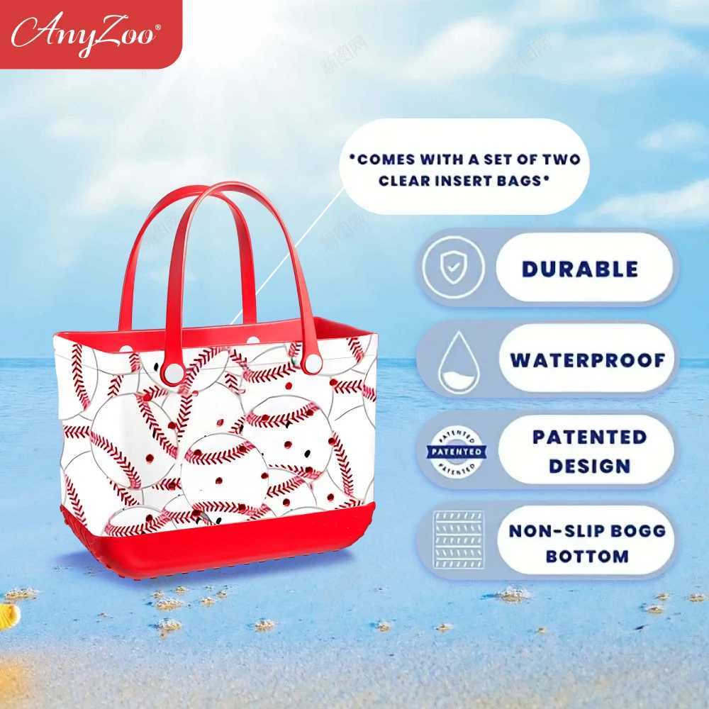 Eva Plastic Printed Handbag Waterproof Travel Handbag Wens Beach Sports Handbag Home Printed Handbag Outdoor Beach Bag Y250205