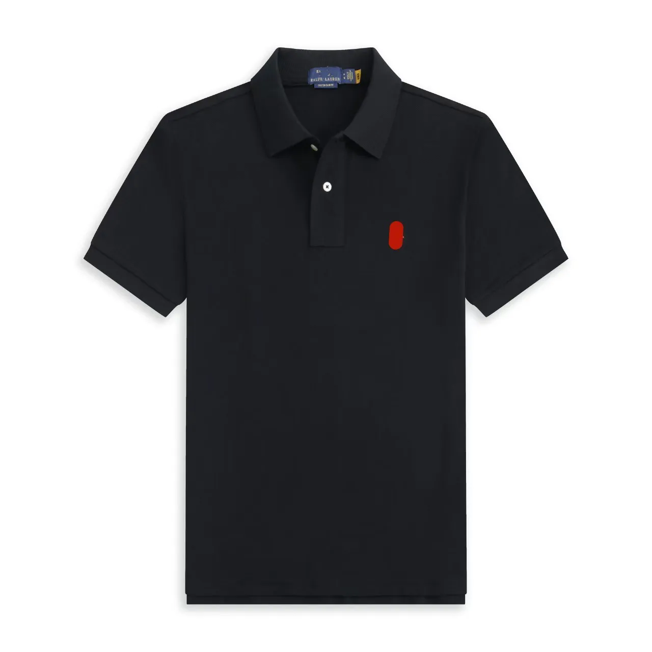 Men's & Women's Designer Polo Shirt - Solid Color with Small Print Design