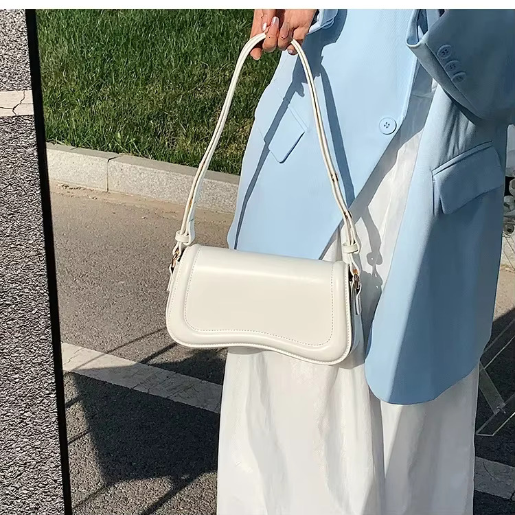 New Designer Shoulder Crossbody Bags For Women Pu Leather Trend Female Underarm Bag Fashion Purse Flap Handbags PU Cartoon
