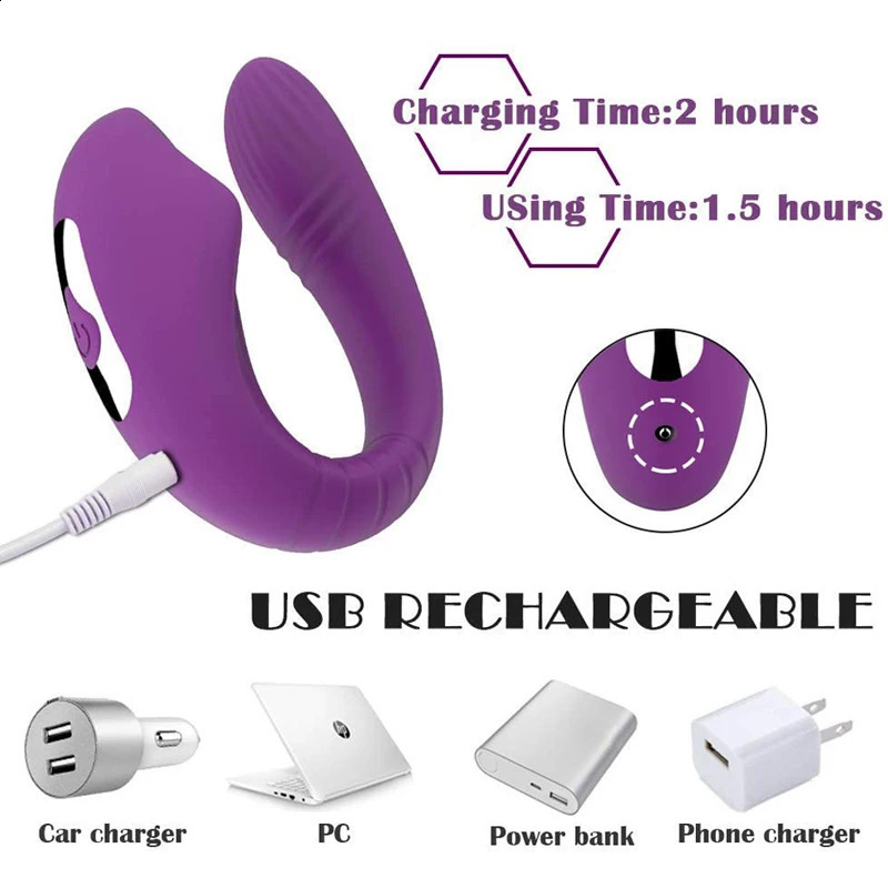Wireless Vibrator Rechargeable Dildo Sucking Resonance G-spot U Silicone Stimulator Adult Toys Female Sex Toys 250114