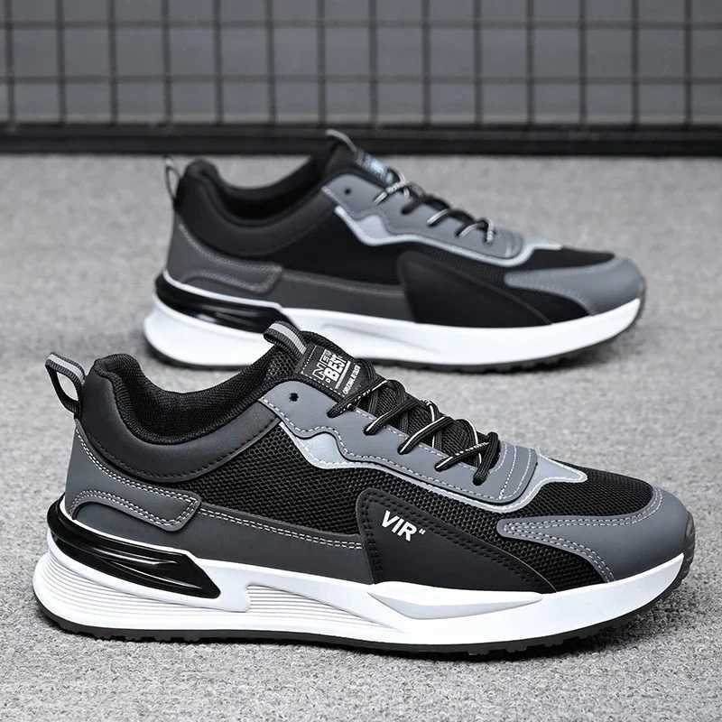 Men Shoes 2024 New Fashion Sneakers for Men Leather Shoes Cfort Lightweight Casual Shoes Outdoor WalkingFootwearC250325