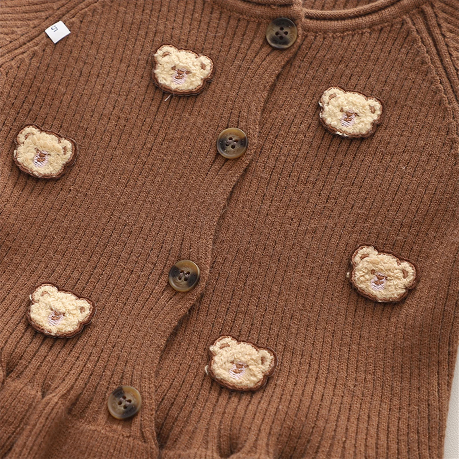2PCS Baby Girls Fall Knit Outfits Long Sleeve Button Down Cardigan Tops Pants Set Toddler Warm Clothes 250206