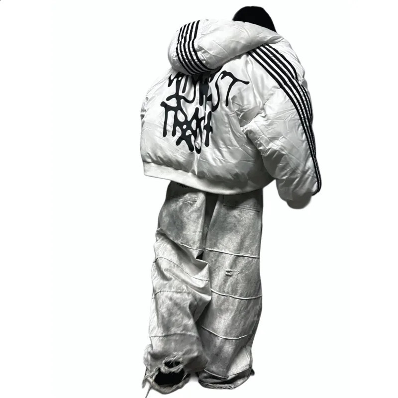 Y2K Punk Destroyed Jeans Stacked Seams Dirty Effect Men Women Streetwear Vintage Hip Hop Heavyweight Super Loose Mopping Pants 250206