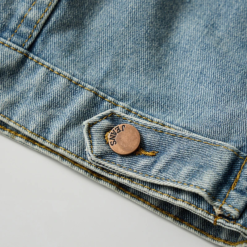 Vintage Mens Denim Vest Spring Autumn Zipper Pocket Waistcoat Mens Cowboy Washed Jeans Vests Sleeveless Jacket 250206