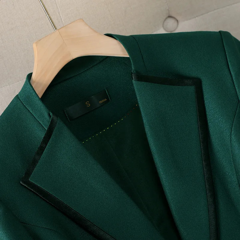NAVIU Suits For Women Fashion Office Ladies Turn Down Collar Long Sleeve Slim Blazer And Pants Chic Single Button Work Wear 250206