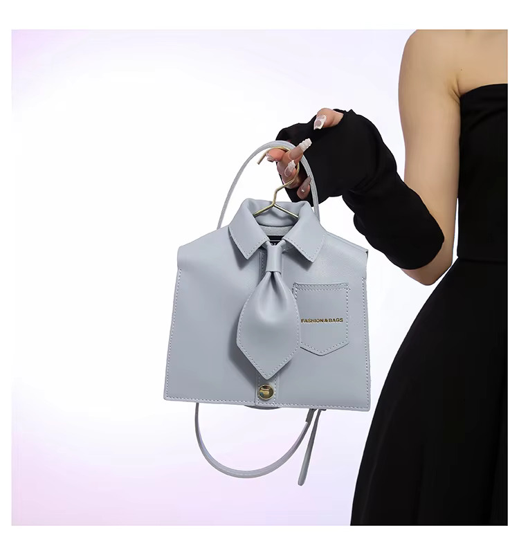 Hot Selg Creative Design Versatile PU Shoulder New Fashion Trend Niche Women's Crossbody Bag Sewing Thread PU Cartoon