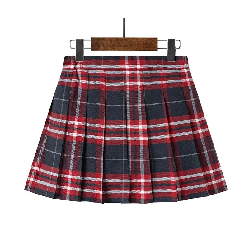 14 Colors Skirt Girl Summer Clothes Childrens High Waist Korean Style Black Mini Pleated Skirt for School Girl Uniform 250206