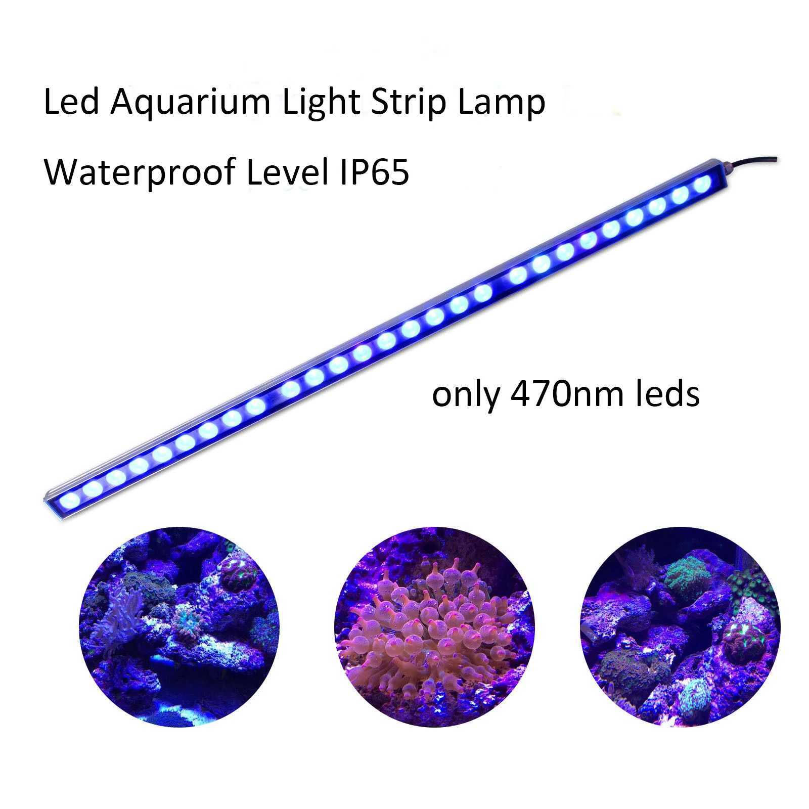 Populargrow Bluetooth Control 54W/81W/108W Led Aquarium Light with 470nm Leds Dimmable Fish Lamp for Coral Reef Tank Z250205