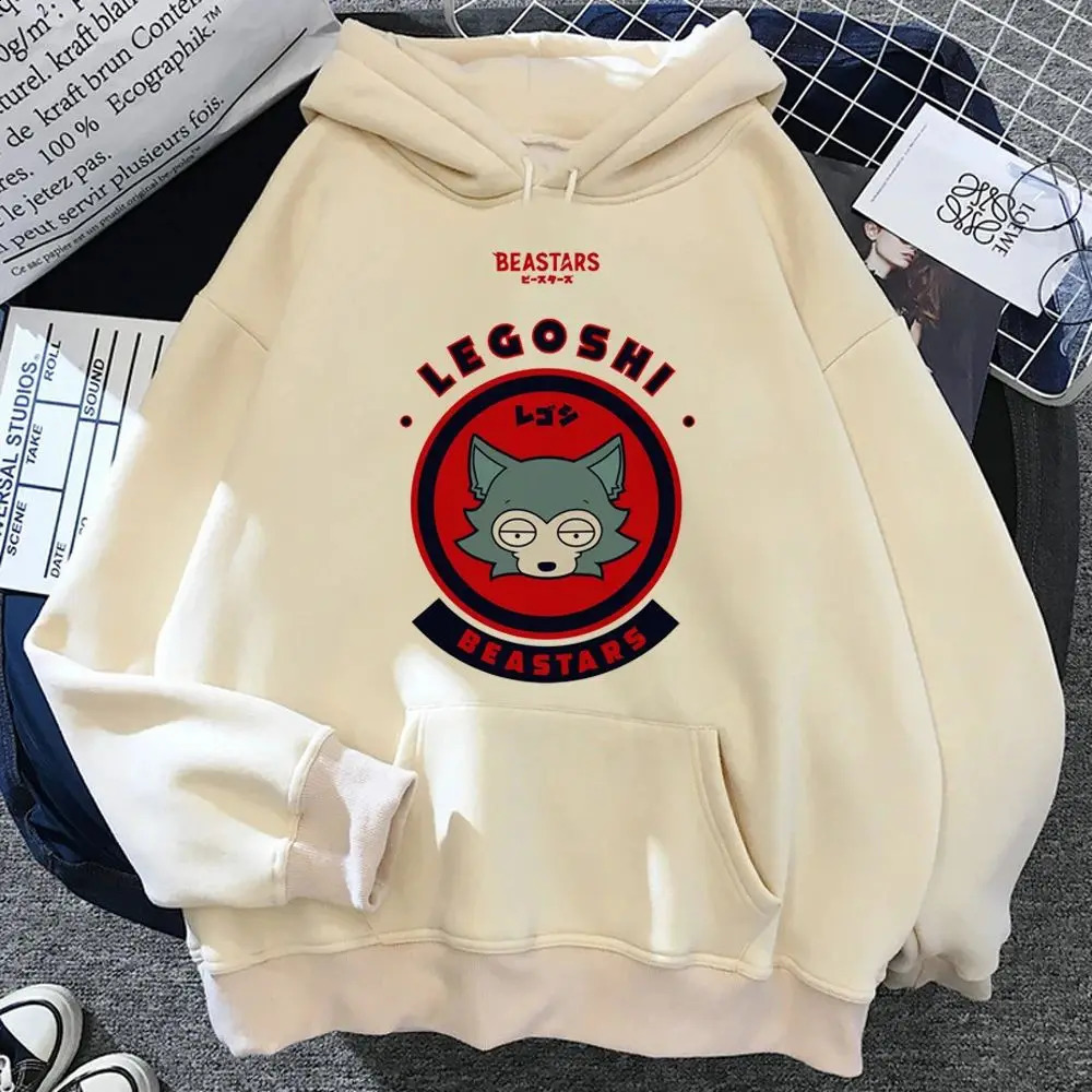 Beastars- Womens Hoodie Korean Cotton Comfort Hoodie Gothic Street Wear Japanese Knitwear 250206