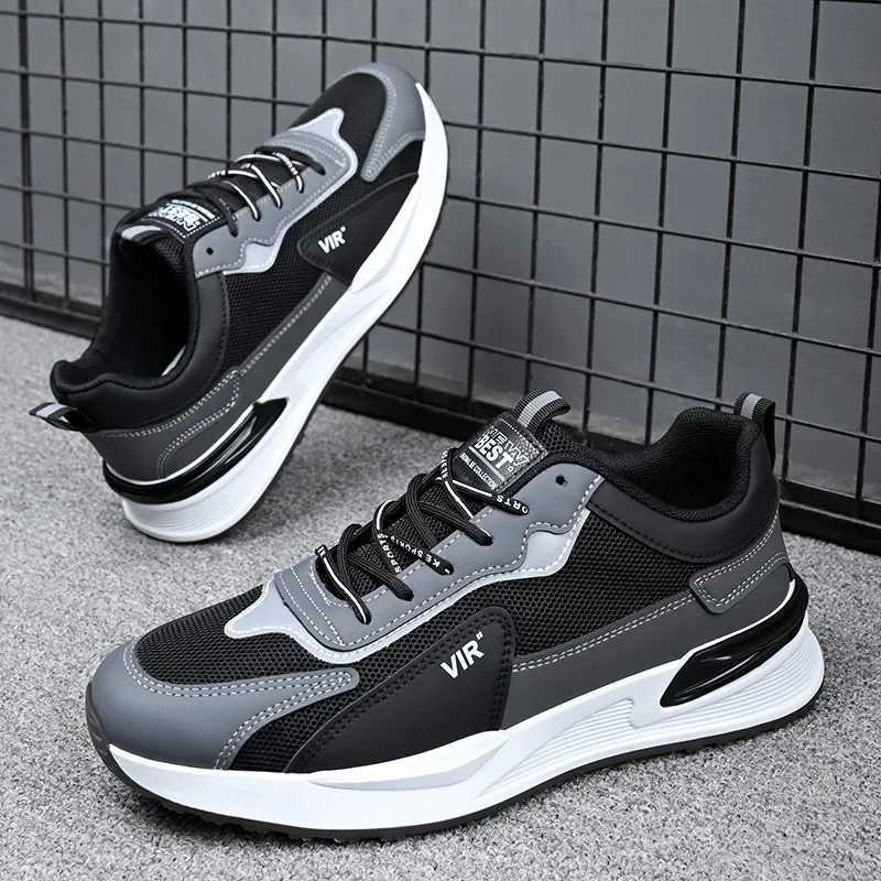Men Shoes 2024 New Fashion Sneakers for Men Leather Shoes Cfort Lightweight Casual Shoes Outdoor WalkingFootwearC250325