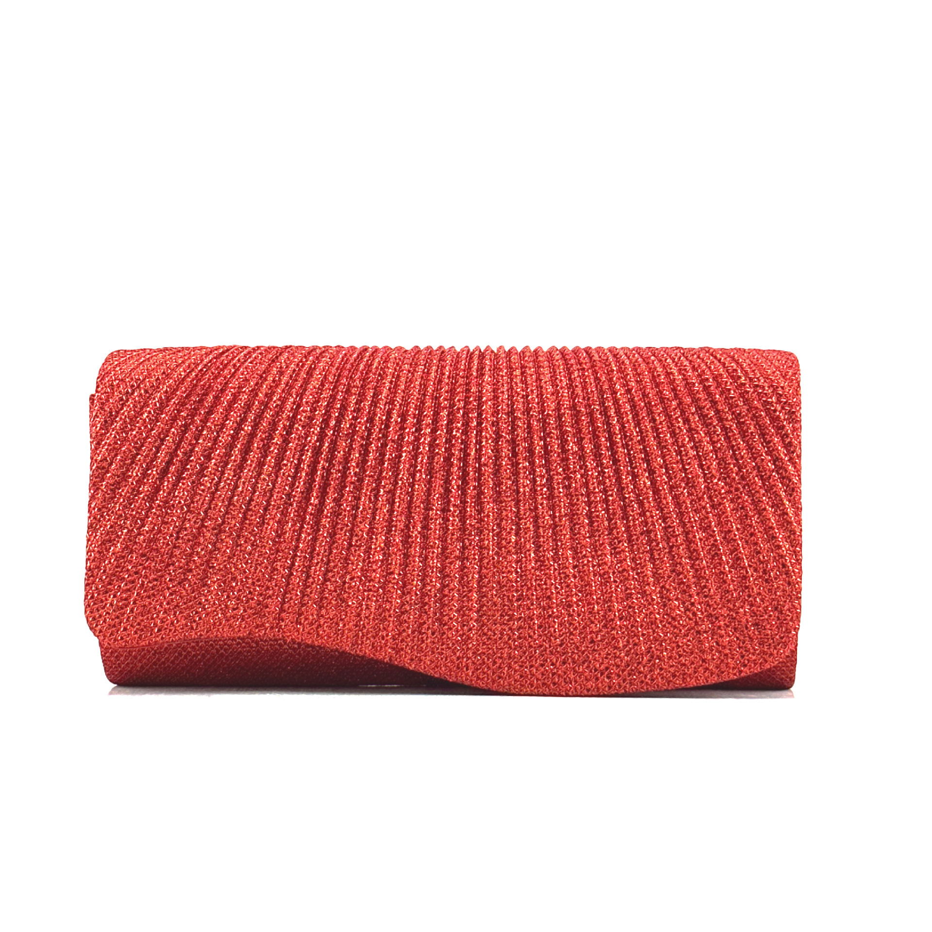 Banquet Ladies' Handbag, Crossbody Fashion New Pleated Bag, Hood, Hand-Held Evening Makeup Bag