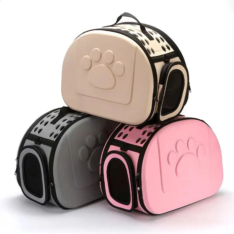 Pet Bag Portable Outdoor Cat Foldable Dog Travel Pet Bag Puppy Carrying Shoulder Cat Dog Bags 250121