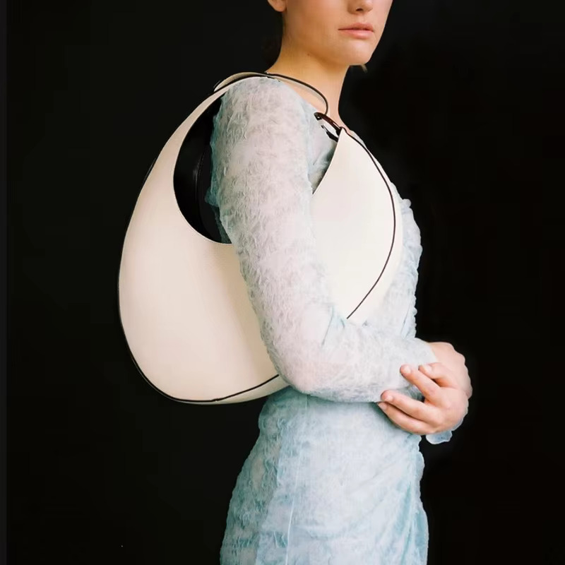 2025 New Design Shoulder For Women's Fashion Handheld Crescent Bag Trendy Large Capacity