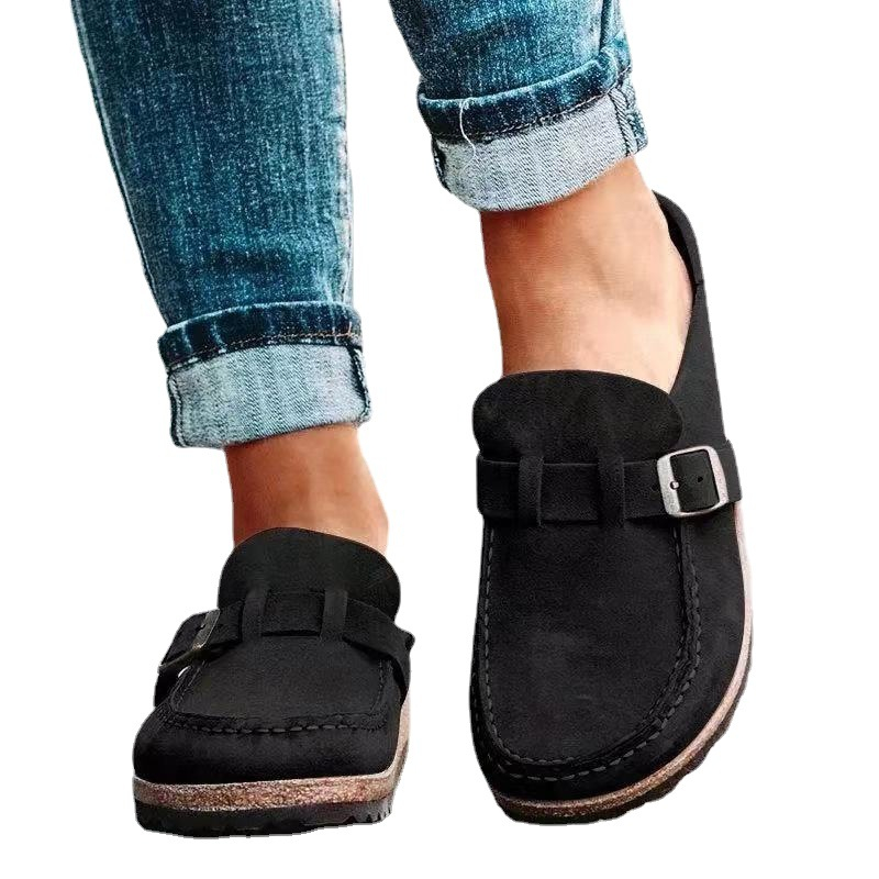 free shipping designer Casual Shoes 2025 Summer New Fashionable Leisure semi drag vintage sandals for woman size 35-43