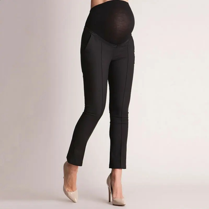 Elastic Lift Maternity Clothes Pregnancy Trousers For Pregnant Women Pants Full Ankle Length 250206