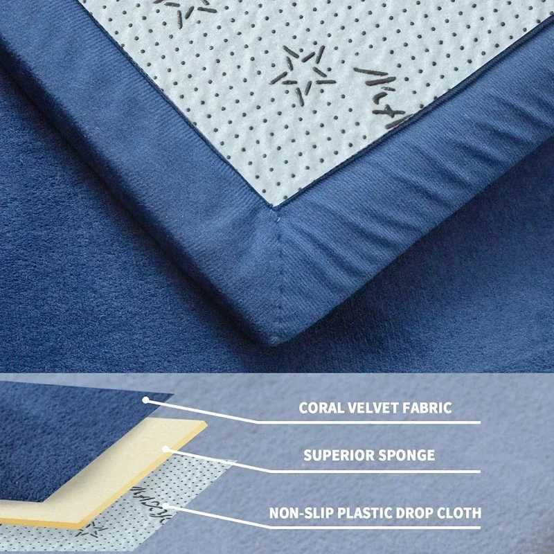 1PC Tatami Coral Velvet Carpet Living Room Bedroom Window Bed Rugs Baby Play Mat Children Room Carpet 2/3cm Thick Customized Z250206