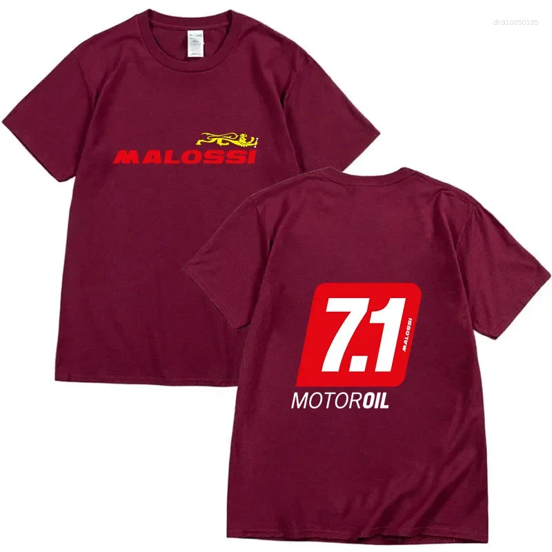 Men's T Shirts Malossi Theme T-Shrit Men Women Short Sleeve Print Unisex Streetwear Hip Hop Style Summer Fashion Tops Clothes Male