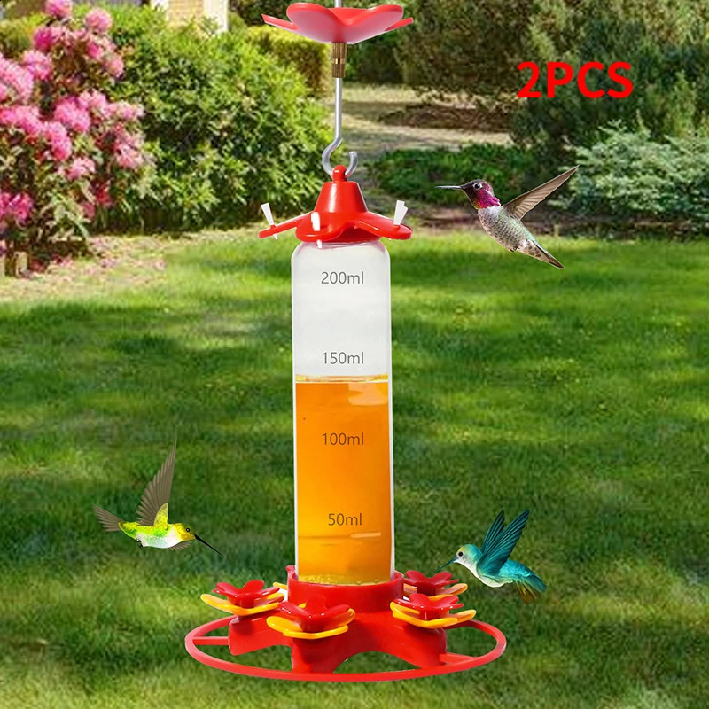 2025 Hummingbird Drinker Feeder Outdoor Hanging Bird Feeder Easy To Clean Ant Proof Yard Garden Decoration Bird Feeder House 250121