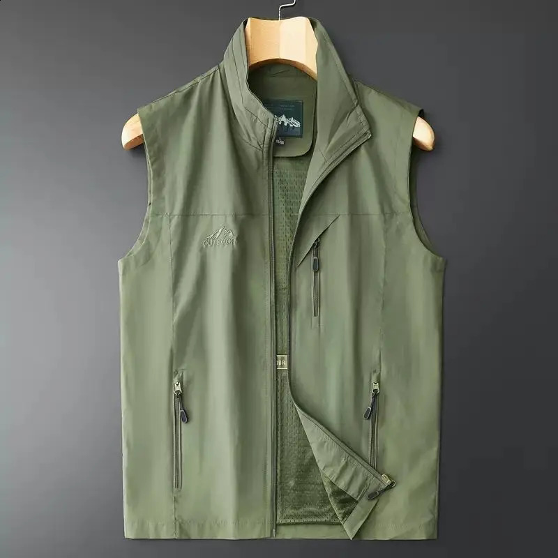 vest for mens summer thin sleeveless camisole for mens casual vest jacket for mens spring and summer vest 250206