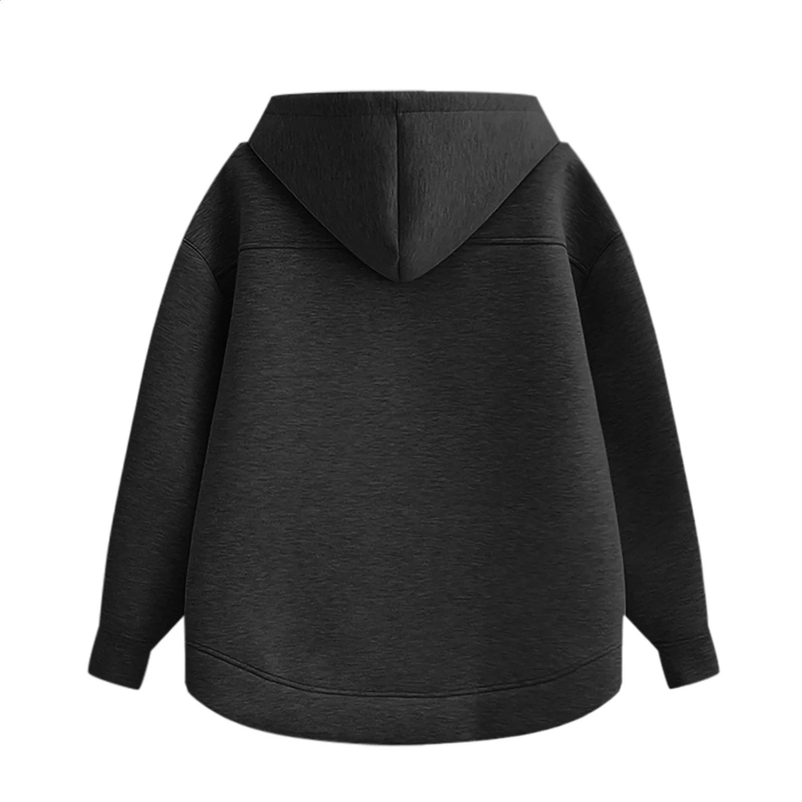 Winter Casual Hoodies Women Fall Zipper Coat With Double Pockets Oversized Loose Sweatshirt Fashion Lady Clothes 250206