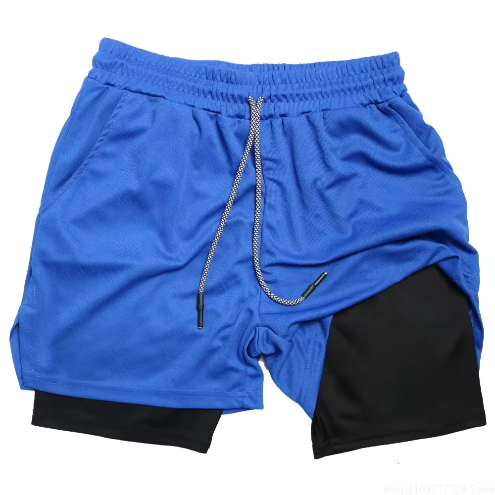 Mens Two-in-one Multifunctional Shorts Summer Quick-drying Casual Breathable Sports Pant Boxing Jiu-jitsu Training Shorts M-3XL