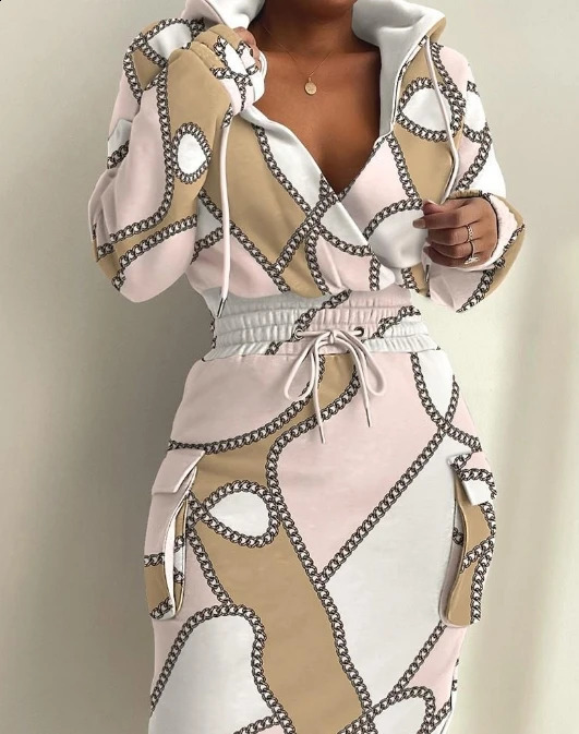 Womens Dresses Spring Fashion Camouflage Print Waist Drawstring Pocket Long Sleeved Casual Daily Midi Dress 250206